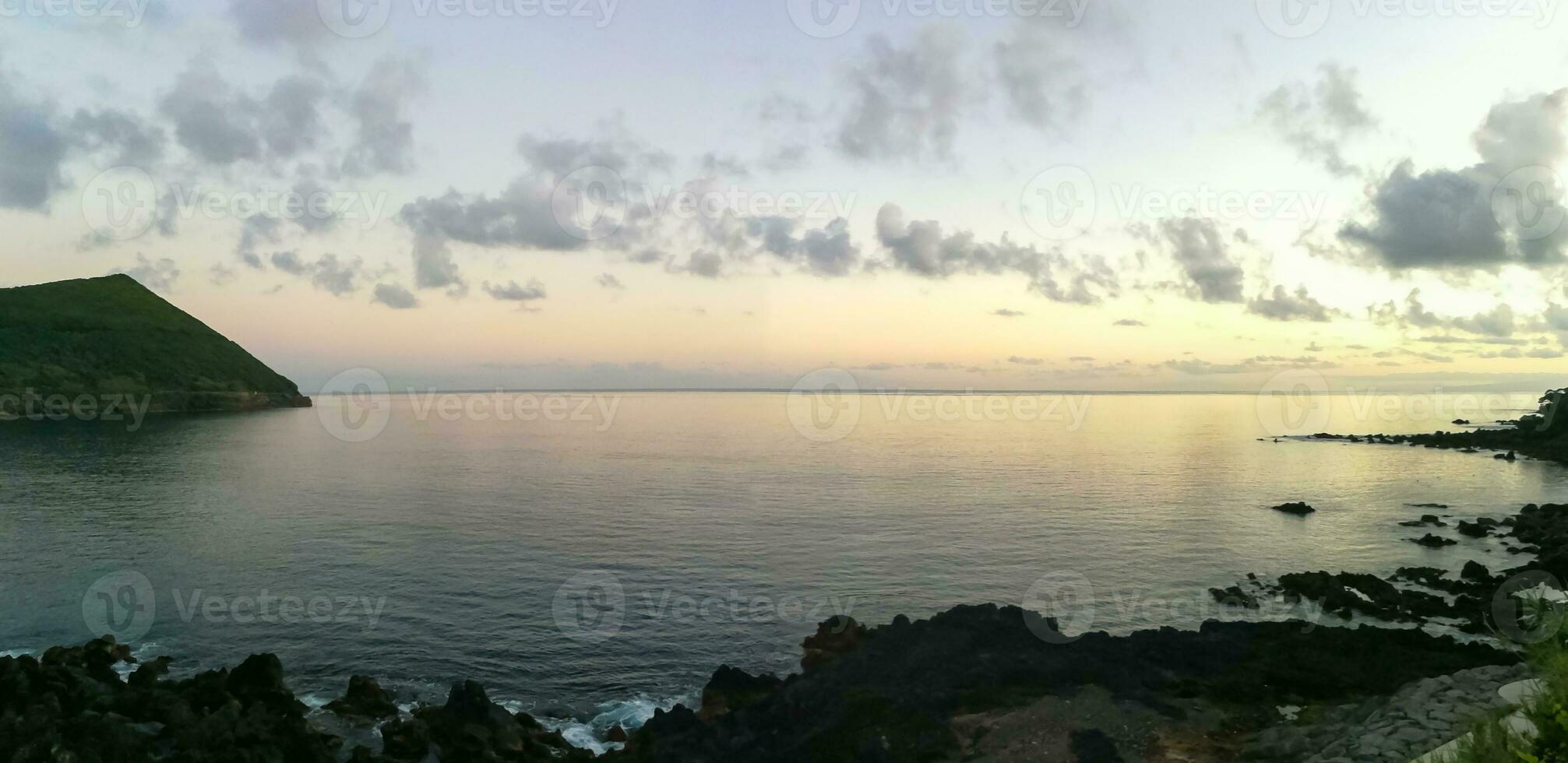 típico paisaje de el azores archipiélago en Portugal foto
