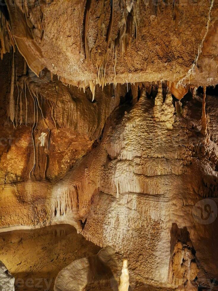 Detail of caves in the Serra de Mira D'Aire, in Portugal photo