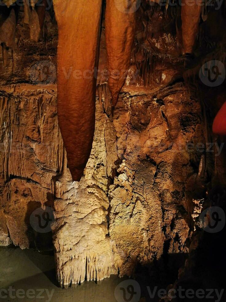 Detail of caves in the Serra de Mira D'Aire, in Portugal photo