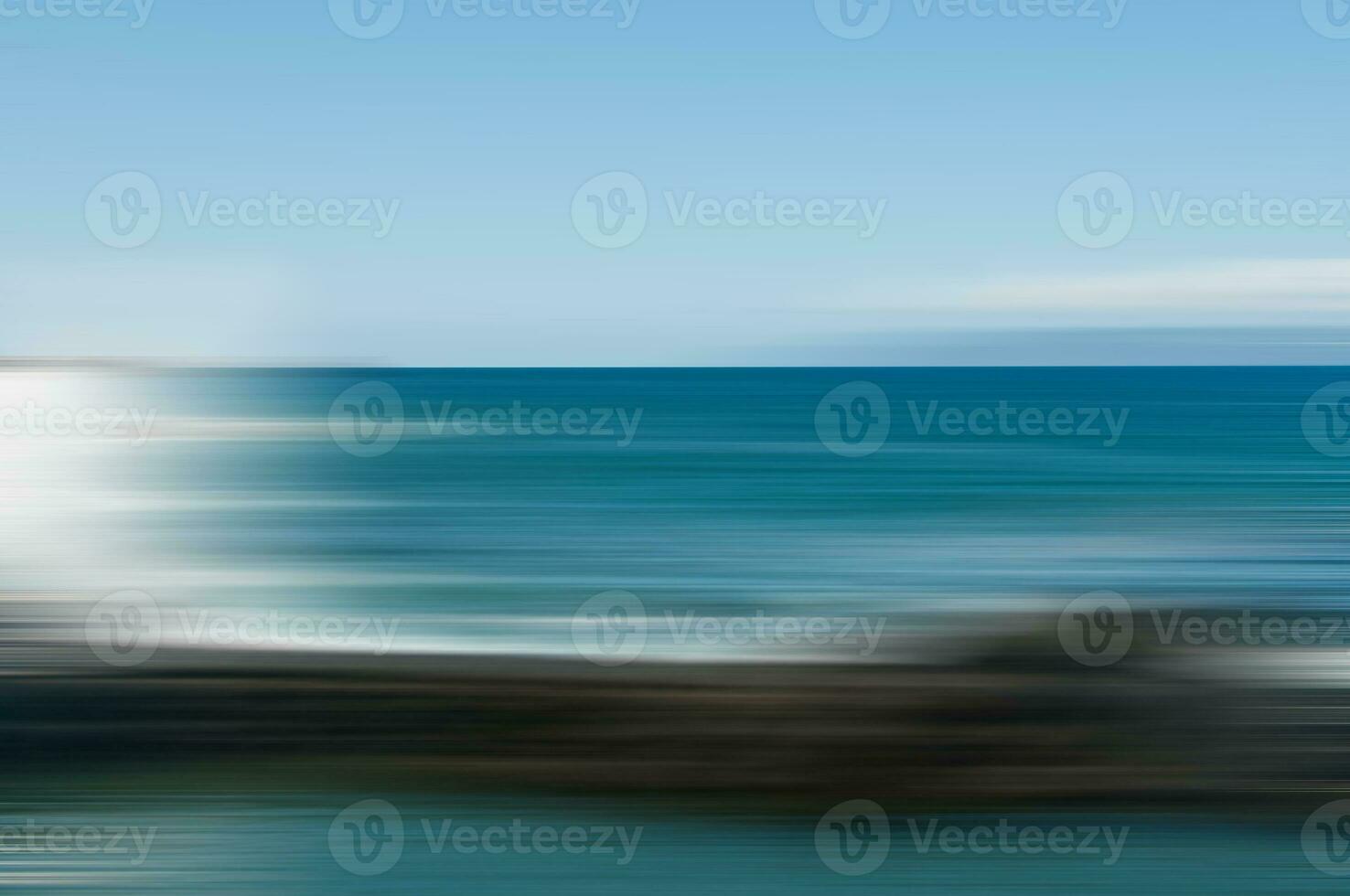 Intentional Camera Movement landscape with trees photo