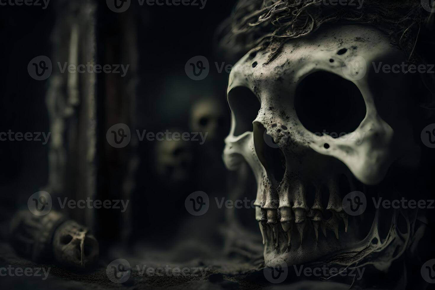 Spooky artifacts, unsettling huge scale frequenting focuses of intrigued. Creative resource, photo