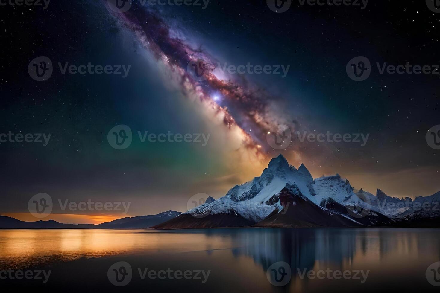 An expansive night interchange filled with a blanket of headliner , showcasing the curio of the universe. Creative resource, photo