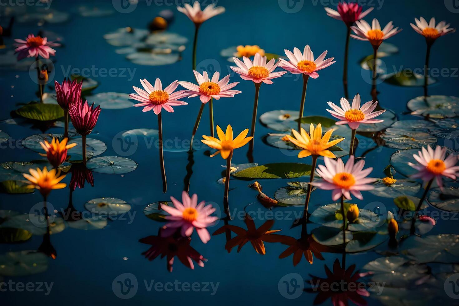 Develops on water huge scale captures nature's charm. Sharp clear components and incredible bokeh connect charm. Creative resource, photo