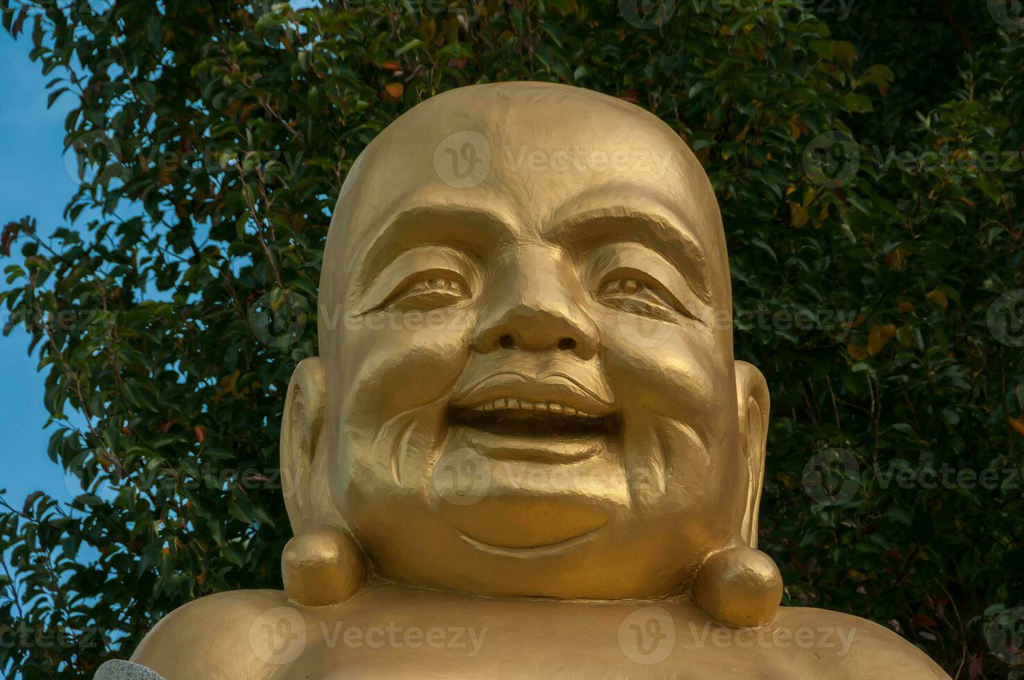 Statue in Budha Eden Park, in Portugal photo