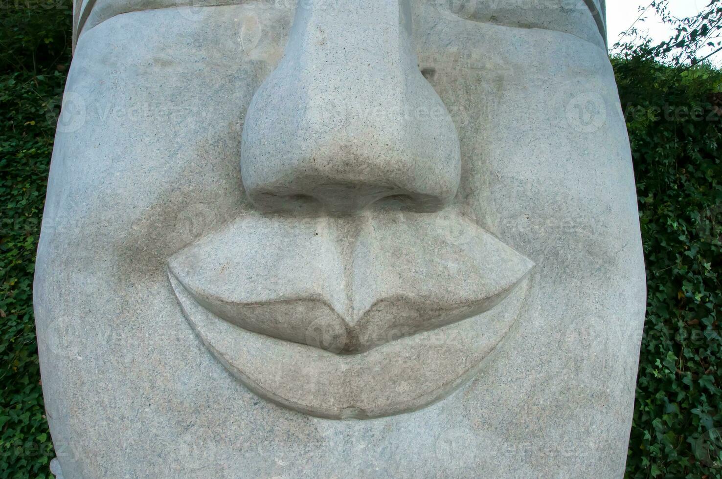 Statue in Budha Eden Park, in Portugal photo