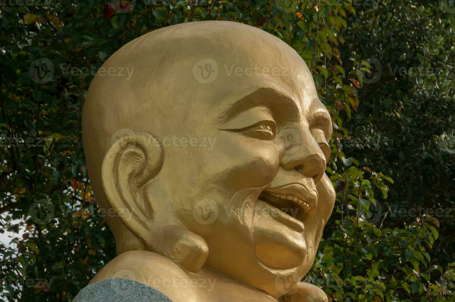 Statue in Budha Eden Park, in Portugal photo