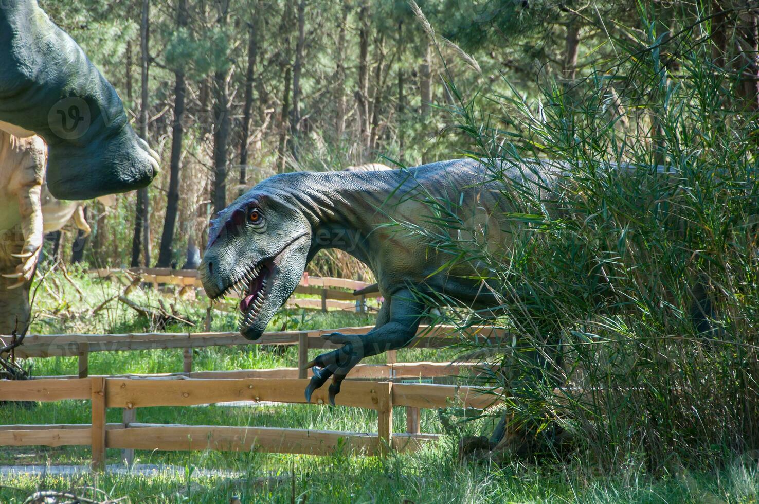 dino parque, dinosaurio tema parque en lourinha, Portugal foto