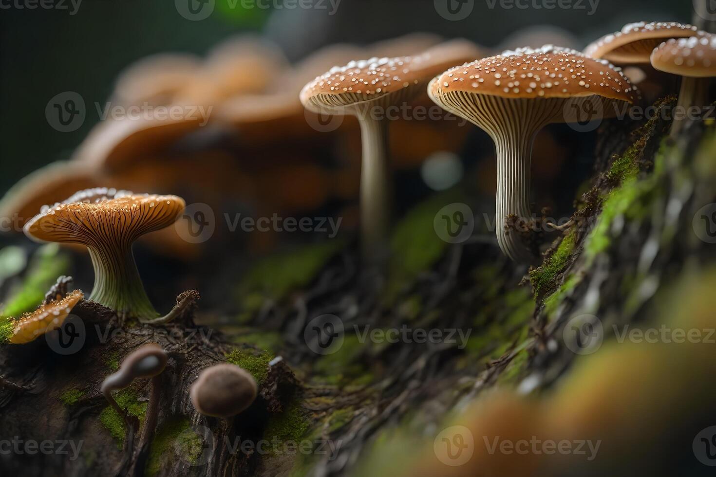 A simple explanation of how fungi and trees are connected beneath the surface in forests.. Creative resource, photo