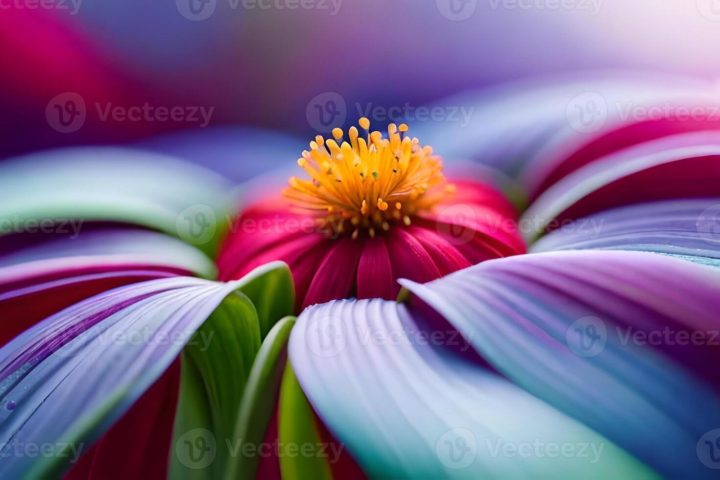 A closeup blast of a delicate dewdrop resting on the petal of a vibrant bloom. Creative resource, photo