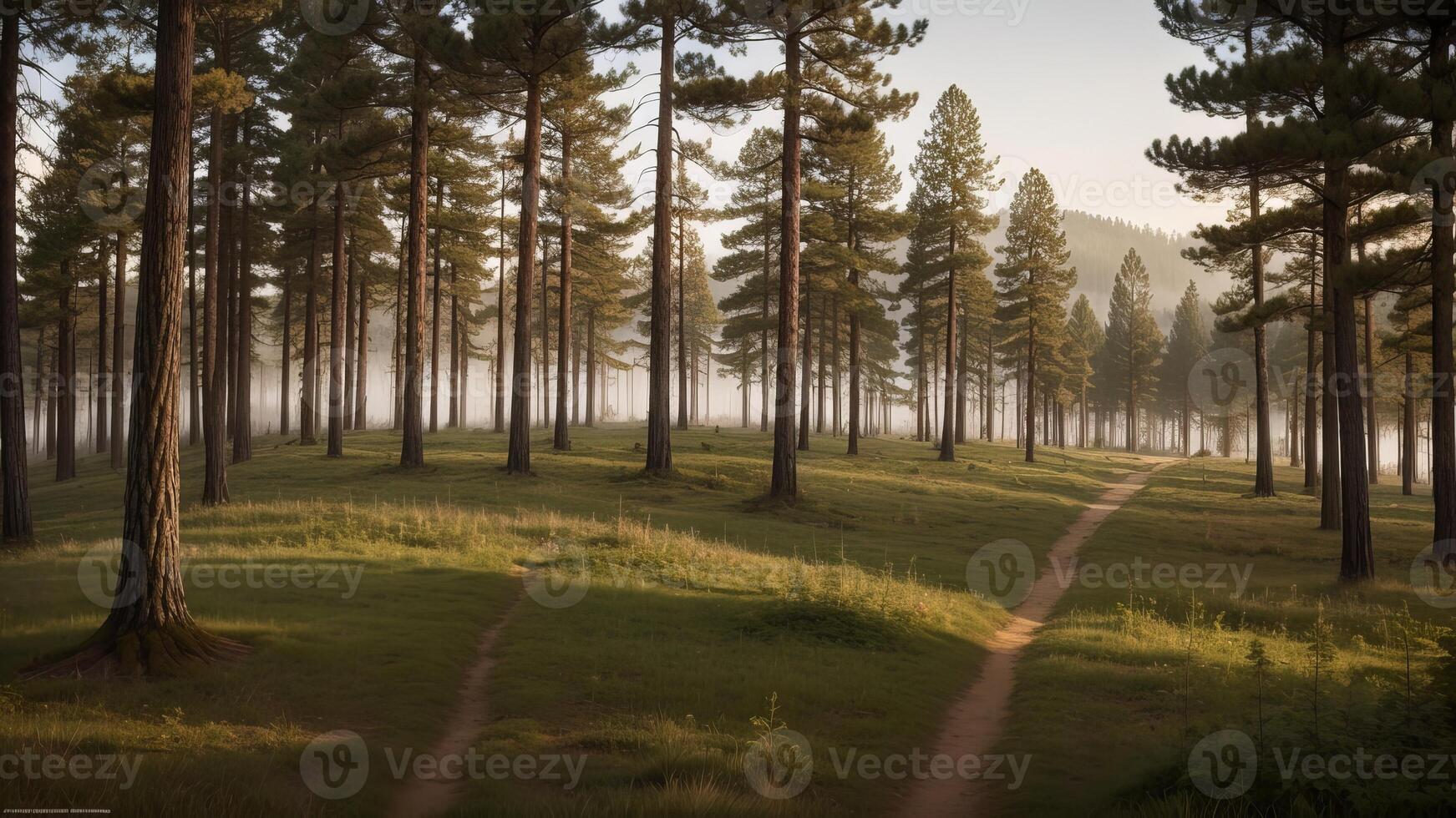 Tall trees inside parts the timberland internal parts the mountains secured with require of clarity. photo