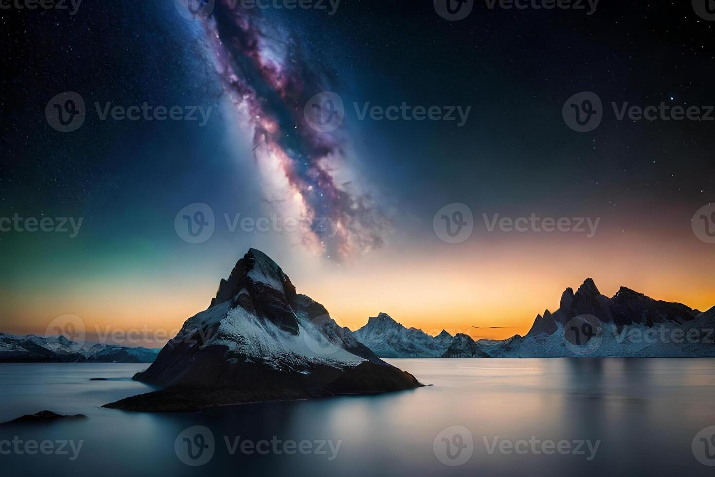 An expansive night flip filled with a blanket of star , showcasing the curiosity of the universe. Creative resource, photo