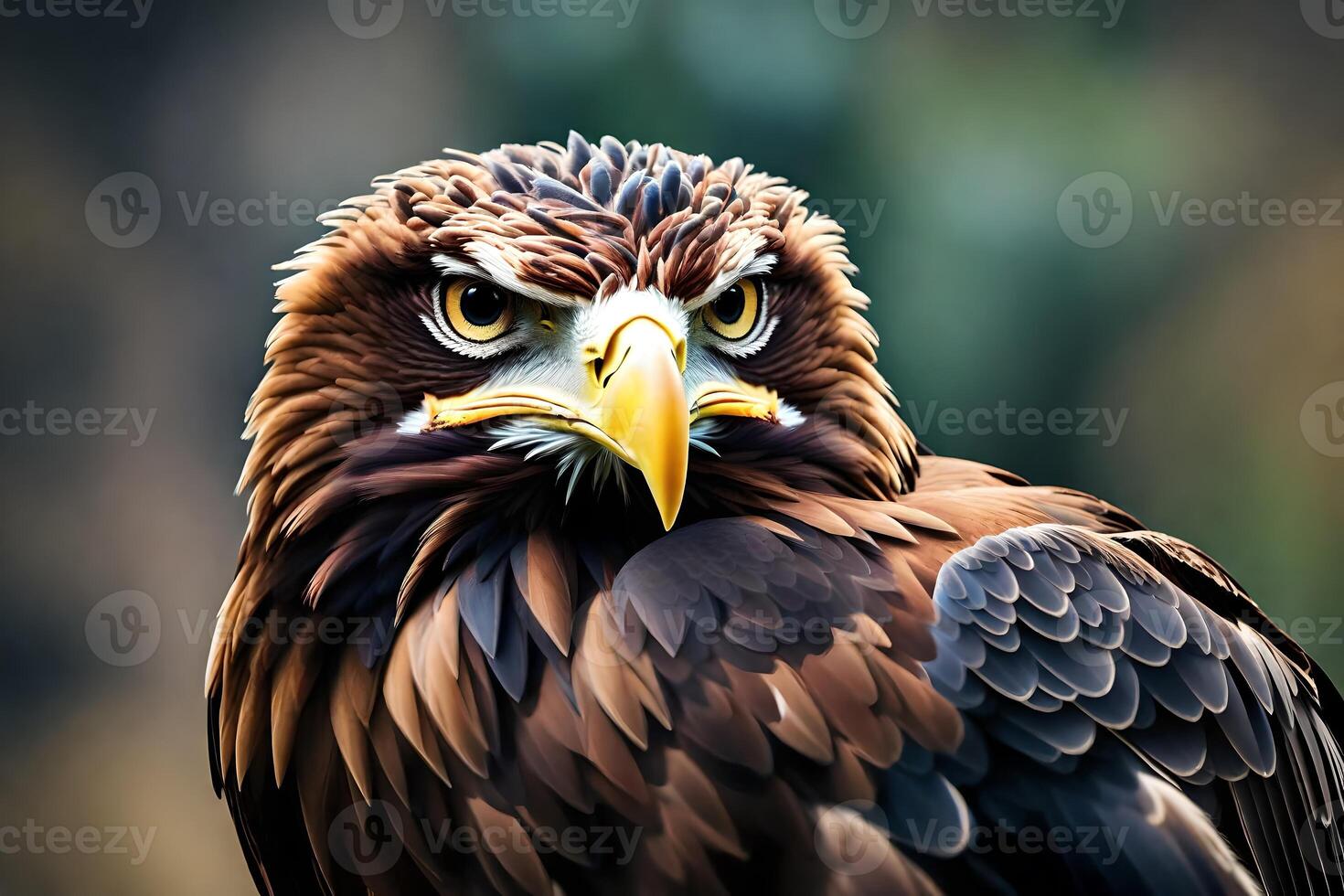 A amazing hawk in striking expansive scale splendor. Creative resource, photo