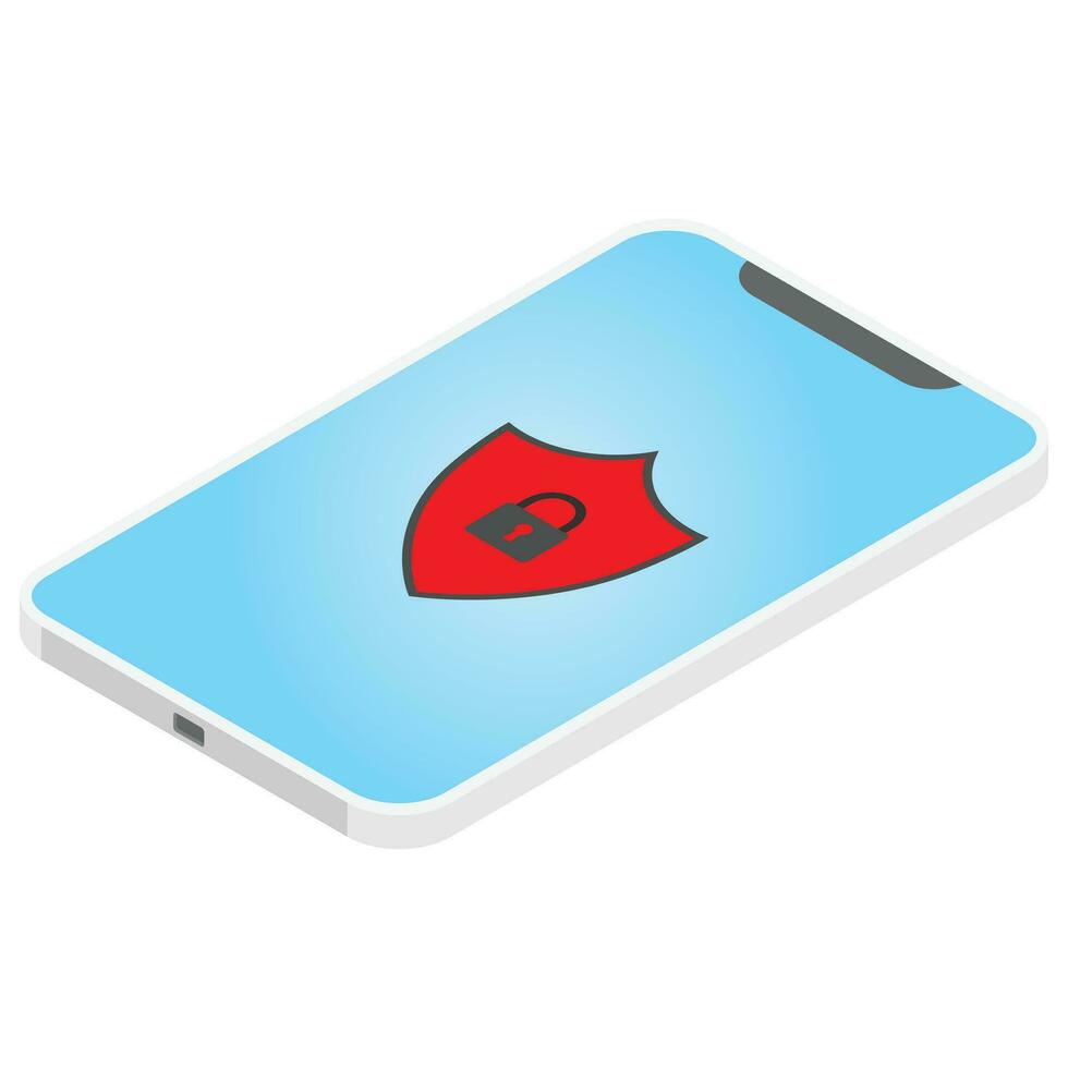 importance of phone security vector