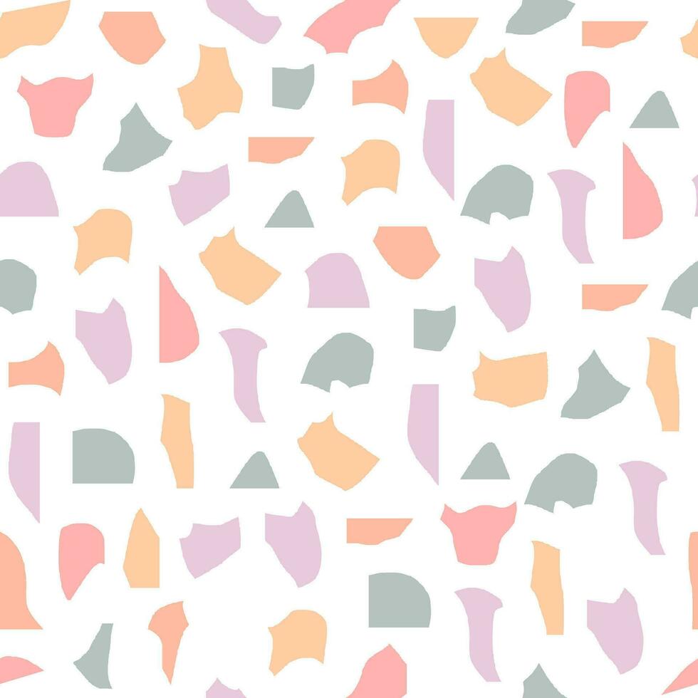 Terrazzo floor pattern vector