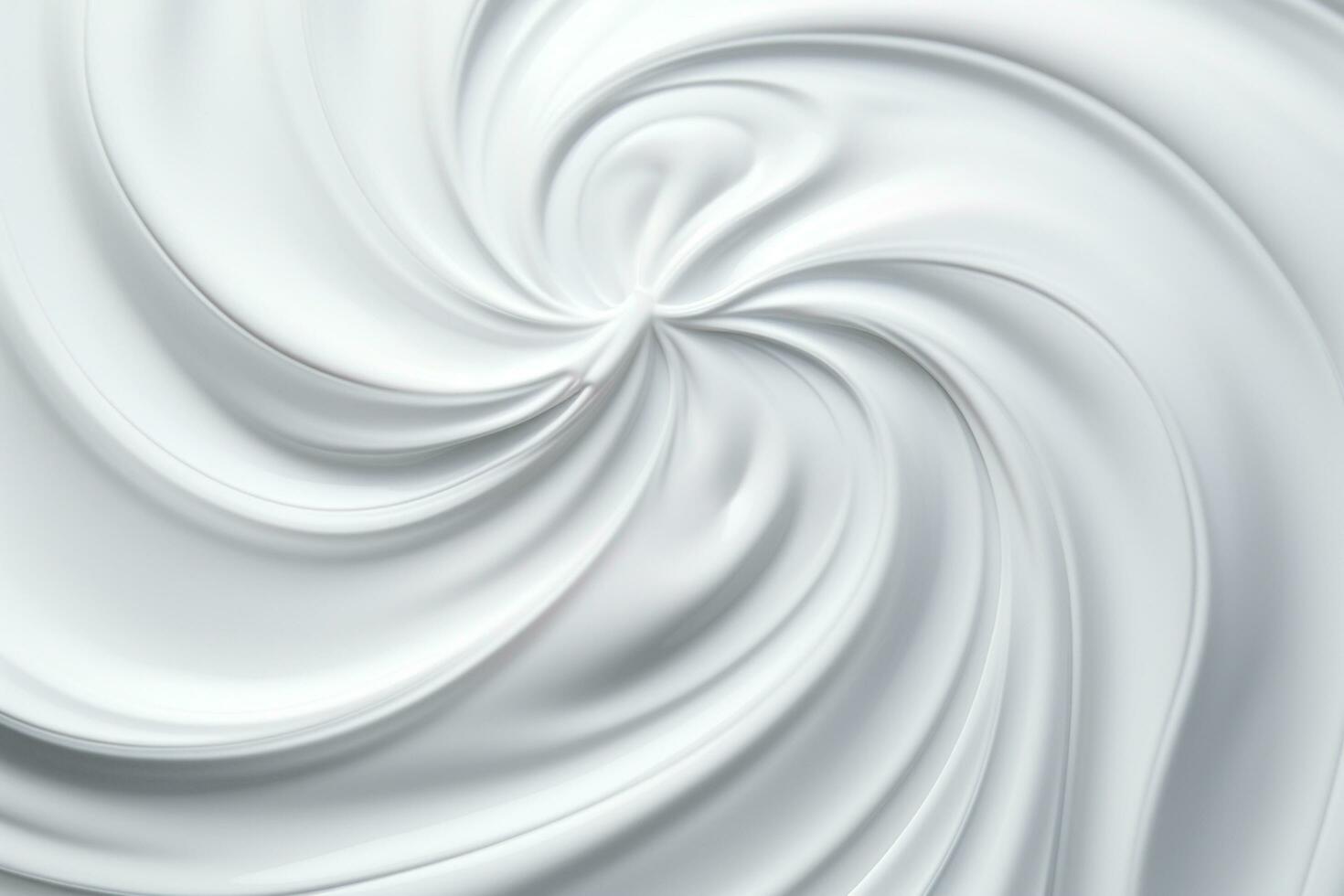 Abstract background of white liquid. 3d rendering, 3d illustration. Ai Generated photo