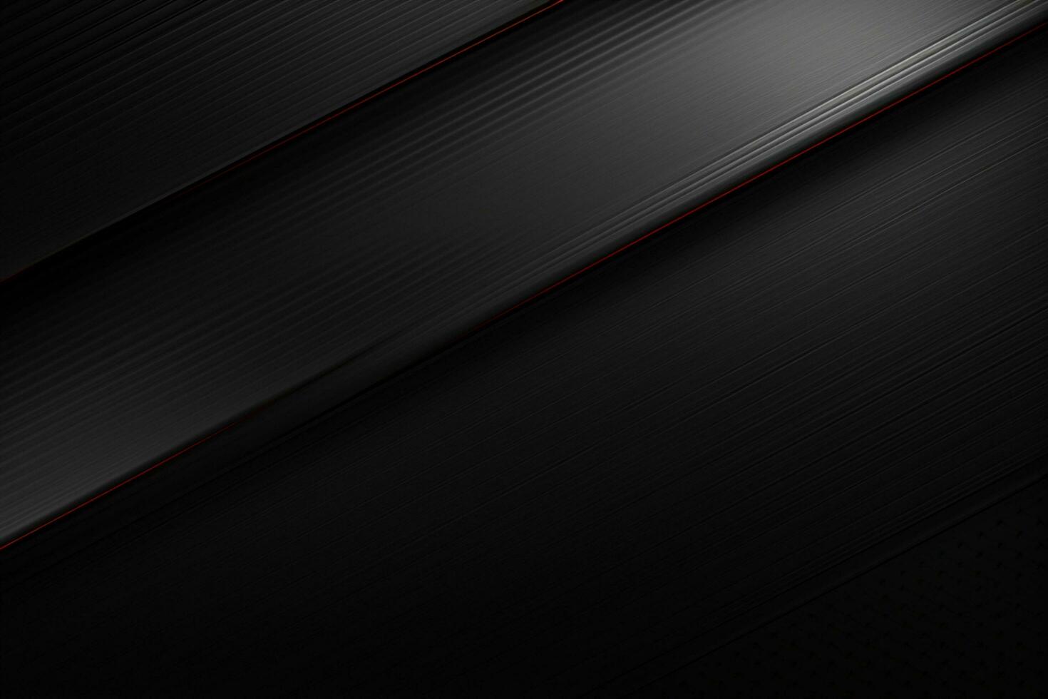 Dark carbon fiber background with red stripes. 3d illustration design. Ai Generated photo