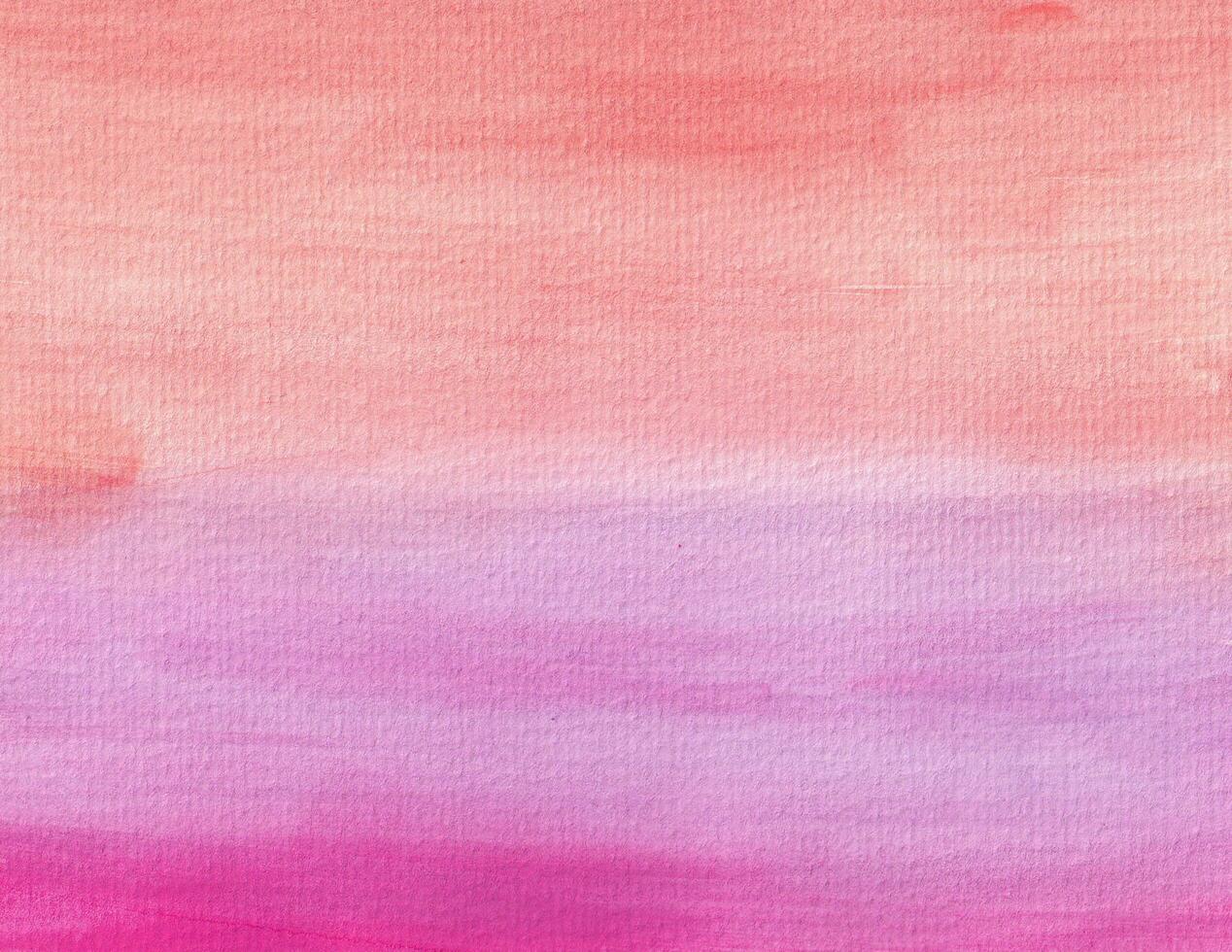 Red and pink watercolor bruch stroke texture background. Aquarelle color combination. photo