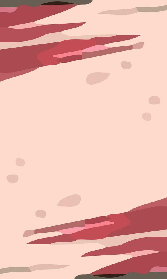 Aesthetic peach abstract background with copy space area. Suitable for poster and banner vector