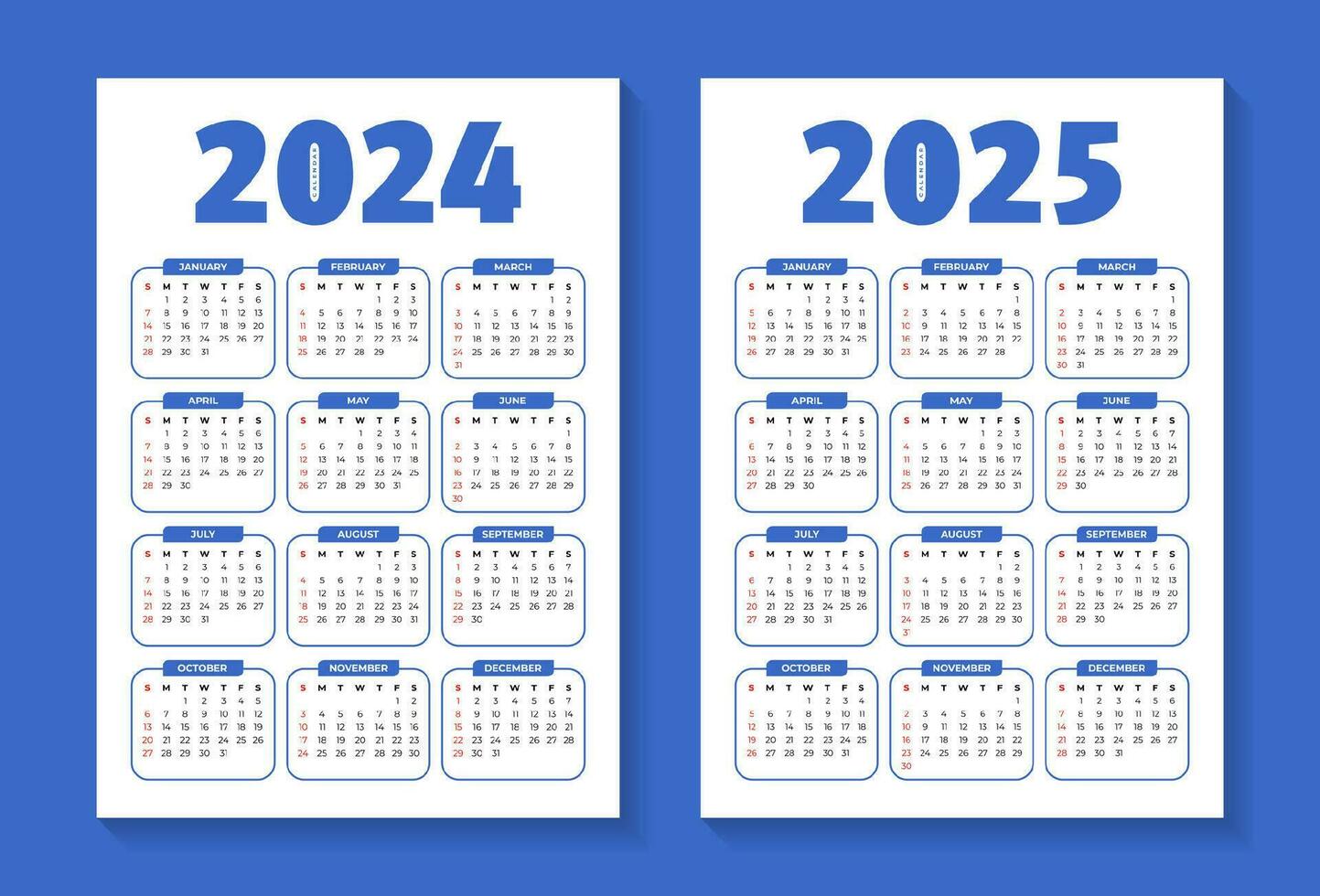 Editable Calendar Template 2025 Bobbie Christina
