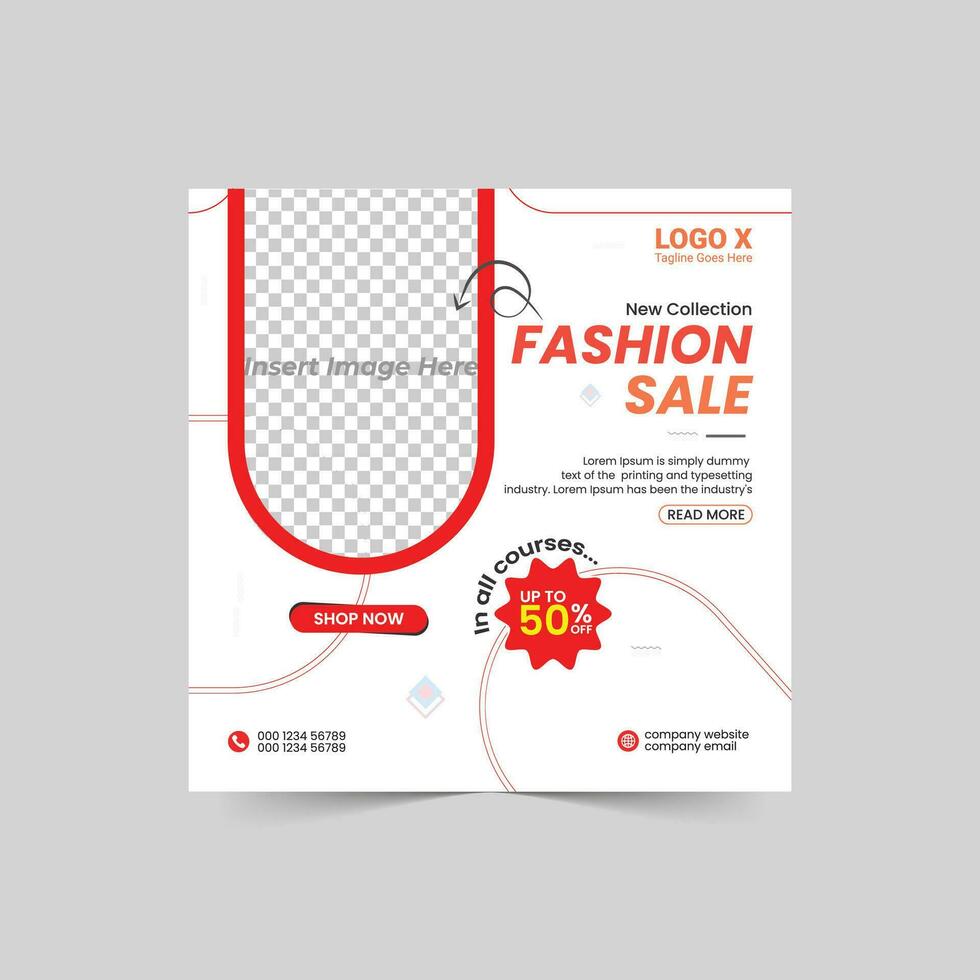 Fashion Collection Sale Suitable for social media posts and web internet ads. Vector illustration