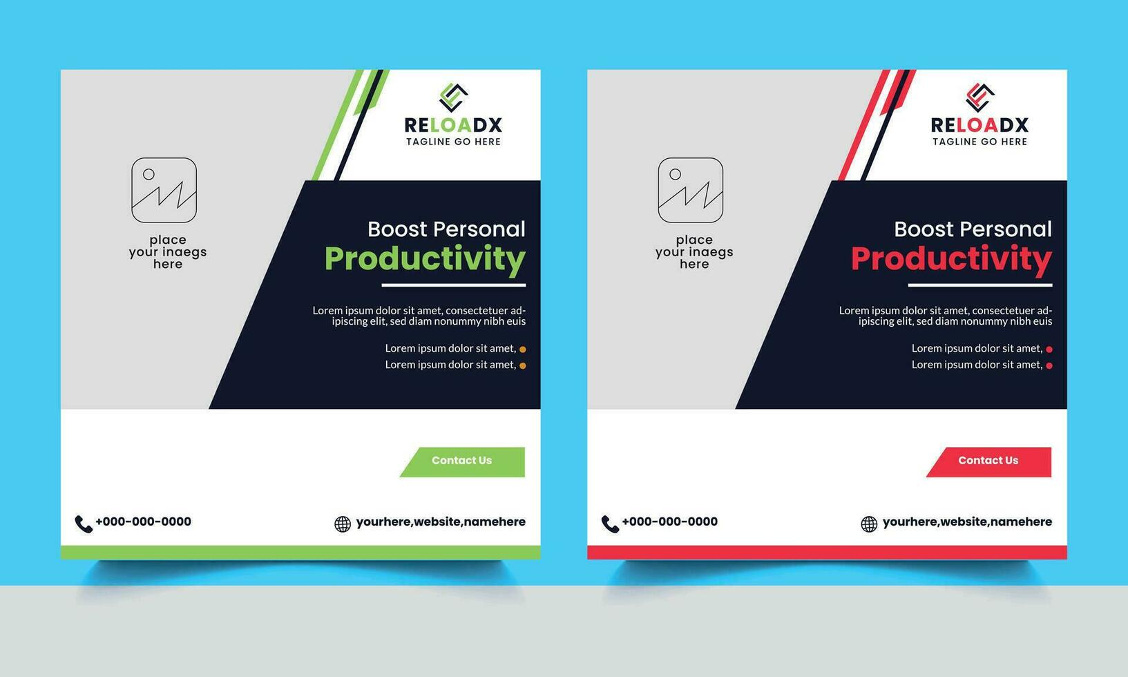 Corporate Social Media Post vector