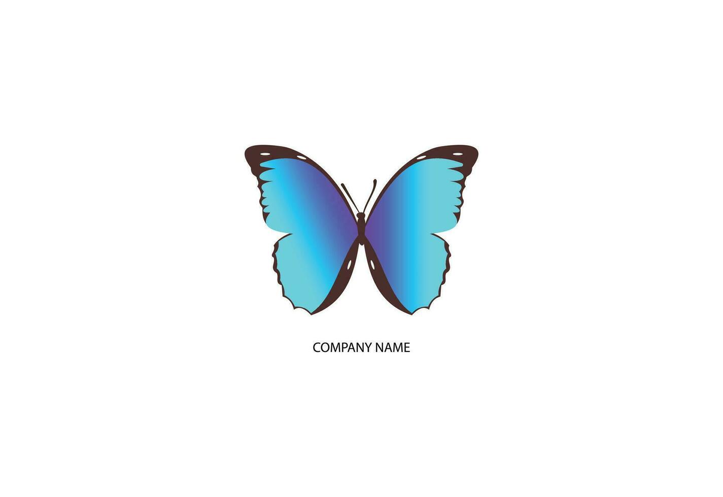 digital render of a monarch butterfly vector