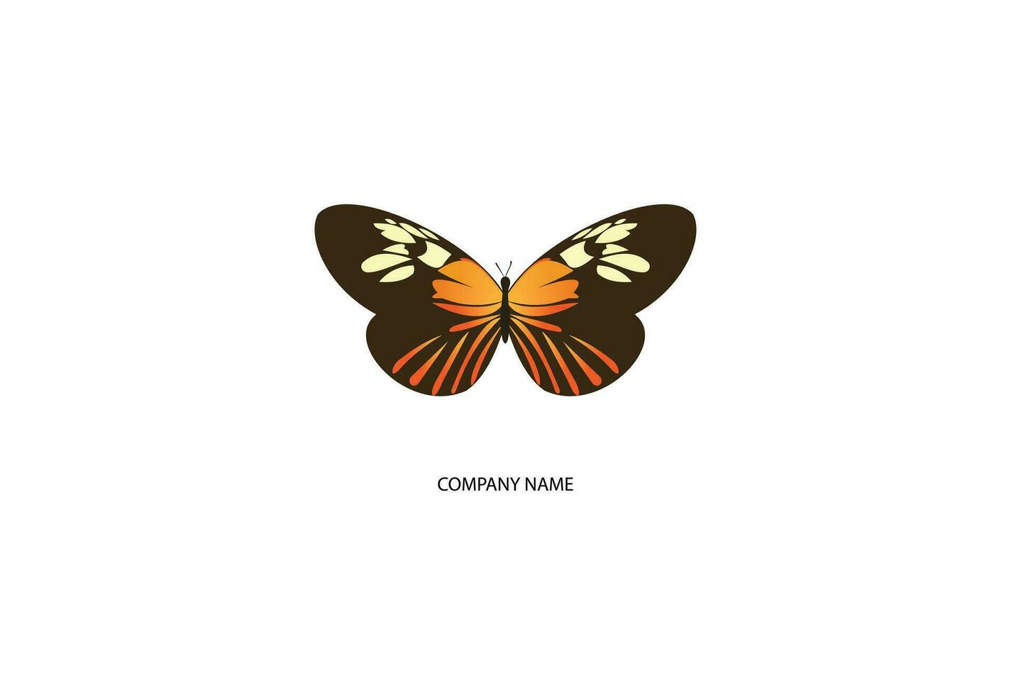 digital render of a monarch butterfly vector