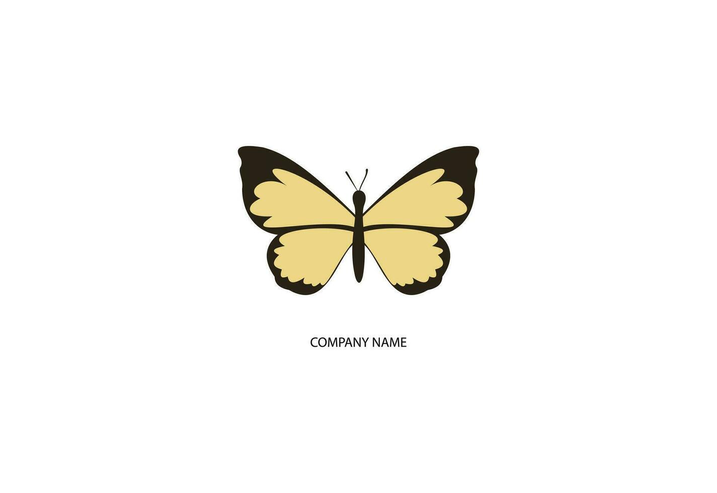 digital render of a monarch butterfly vector