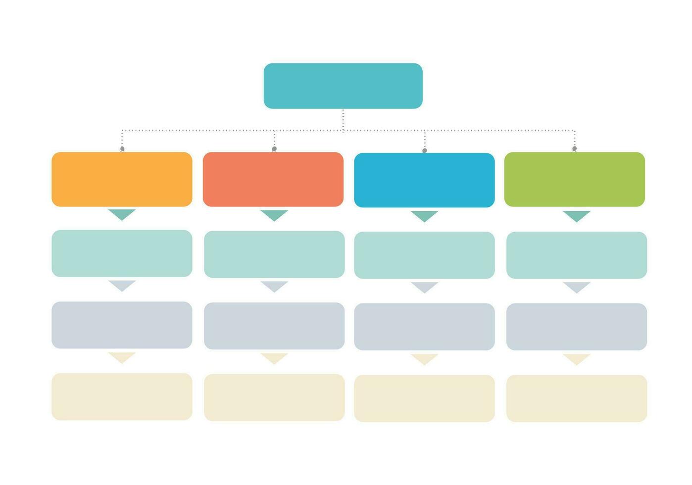 Infographic, Flowchart, Workflow, diagram, organization chart, vector illustration.