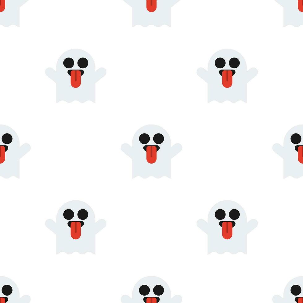 Little Ghost seamless pattern background. vector