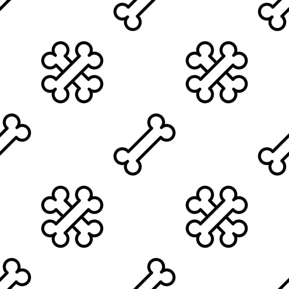 Crossbone seamless pattern background . vector