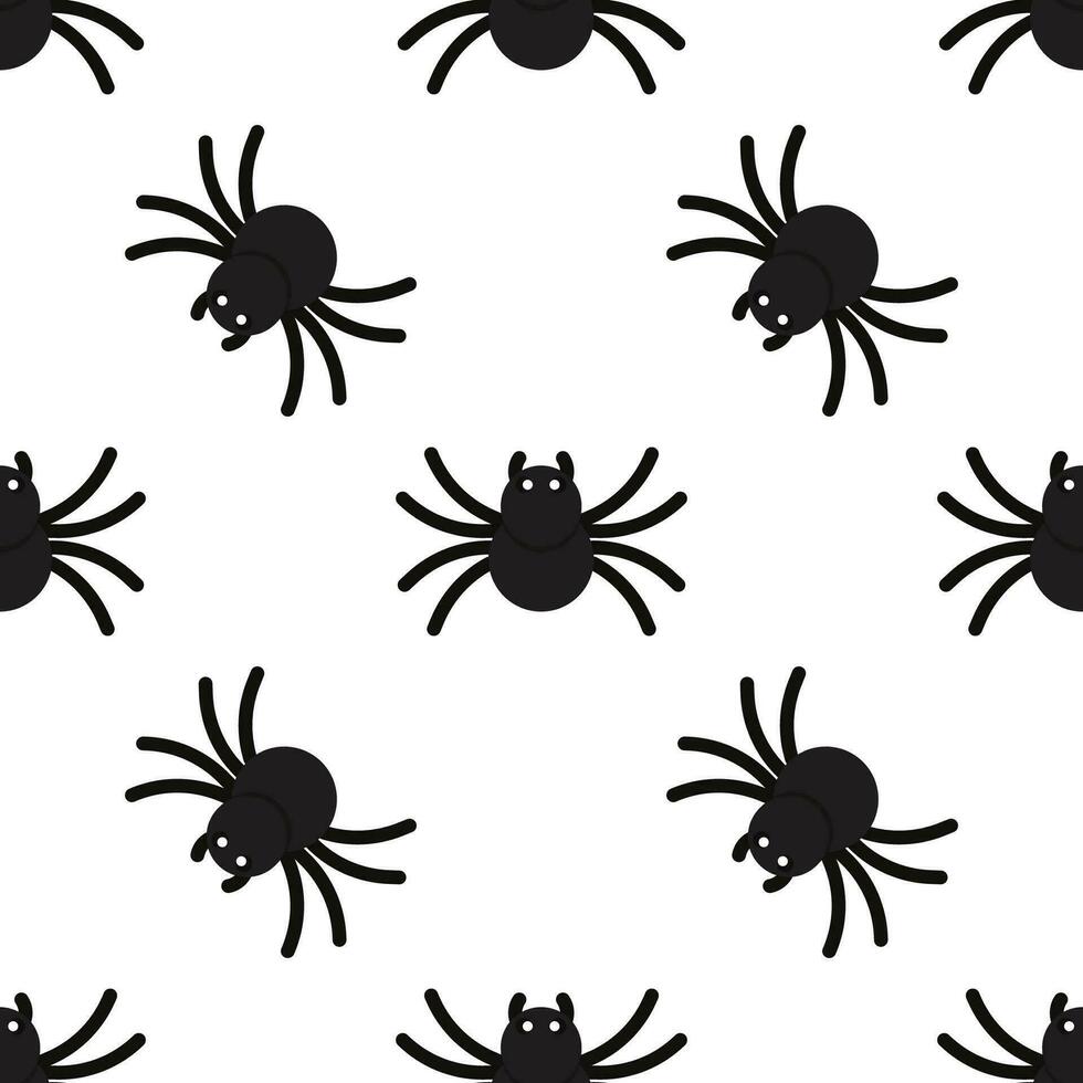 Spider seamless pattern background . vector