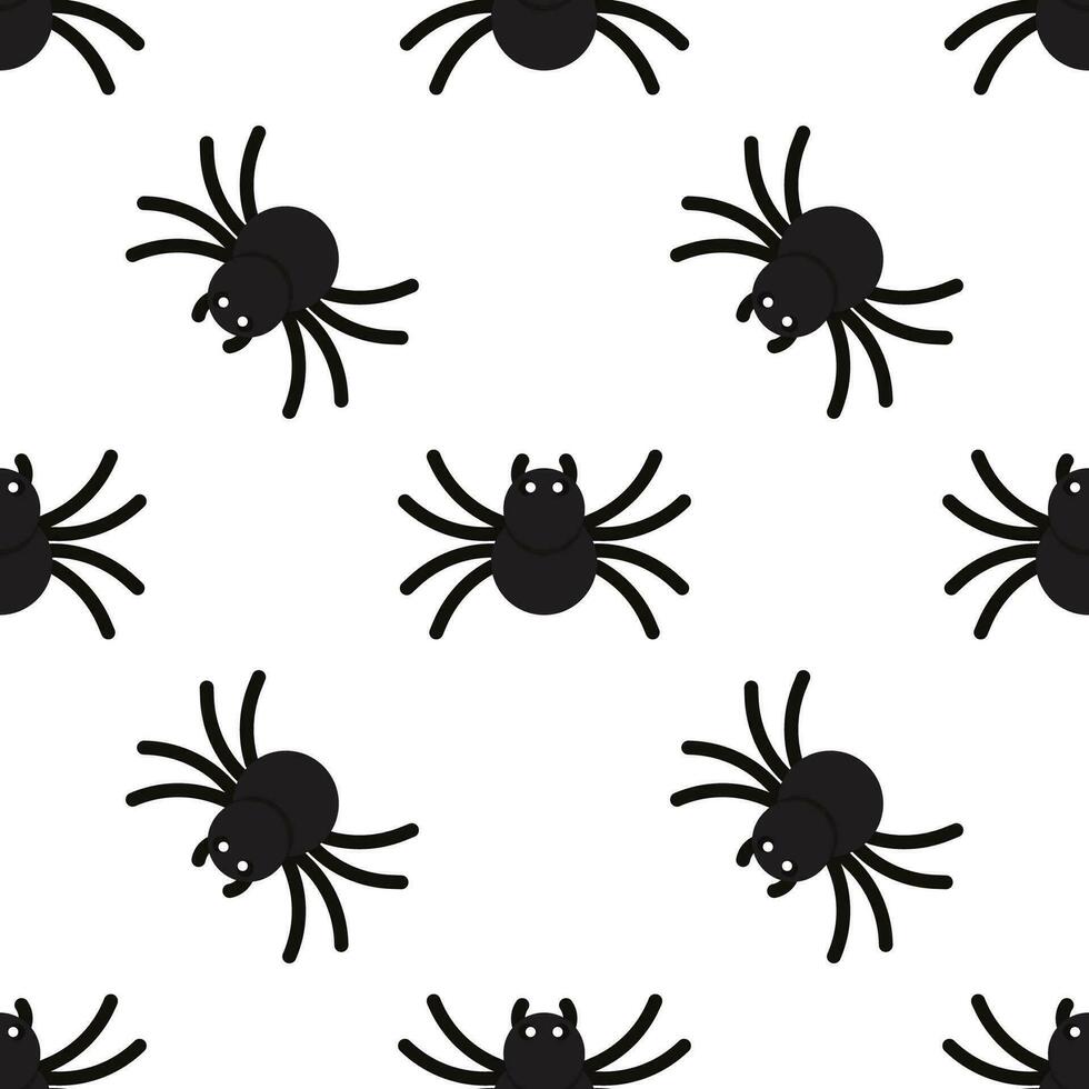 Spider seamless pattern background . vector