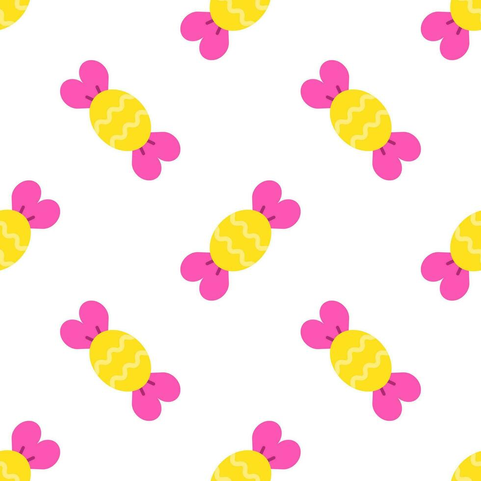 Candy seamless pattern background . vector