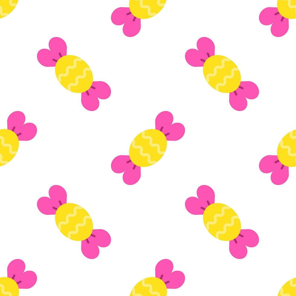 Candy seamless pattern background . vector