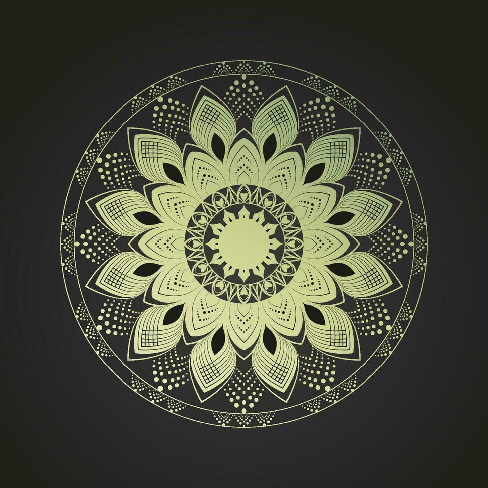 Vintage creative vector mandala design