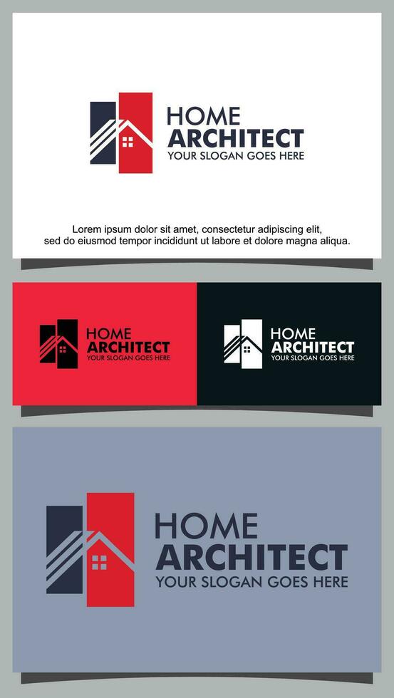 Home building services logo template vector