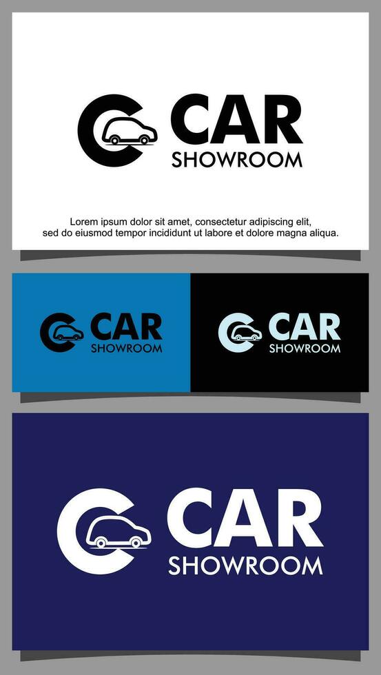 Car business place logo template vector