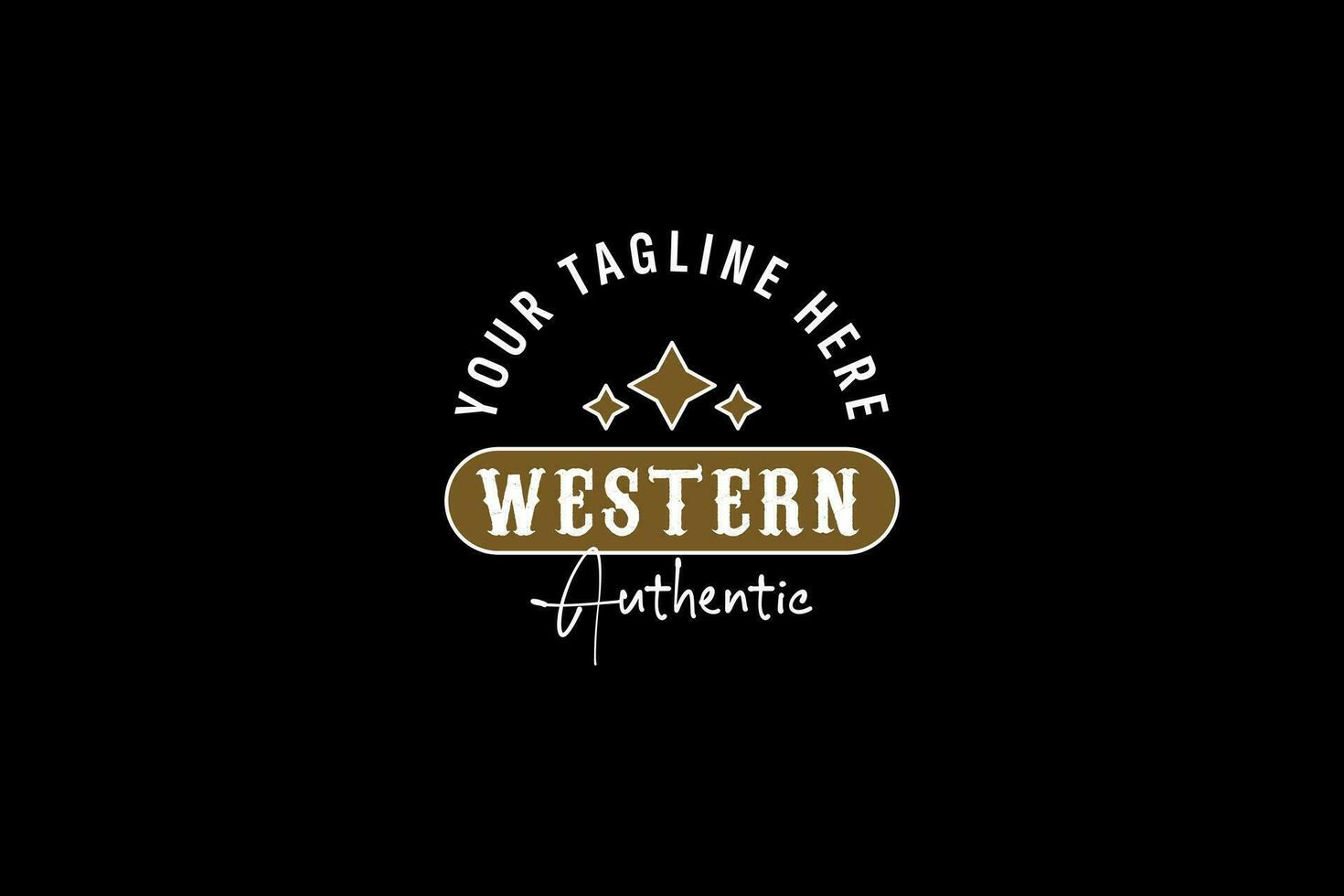 Vintage Country Emblem Typography for Western Bar Restaurant Logo design inspiration vector