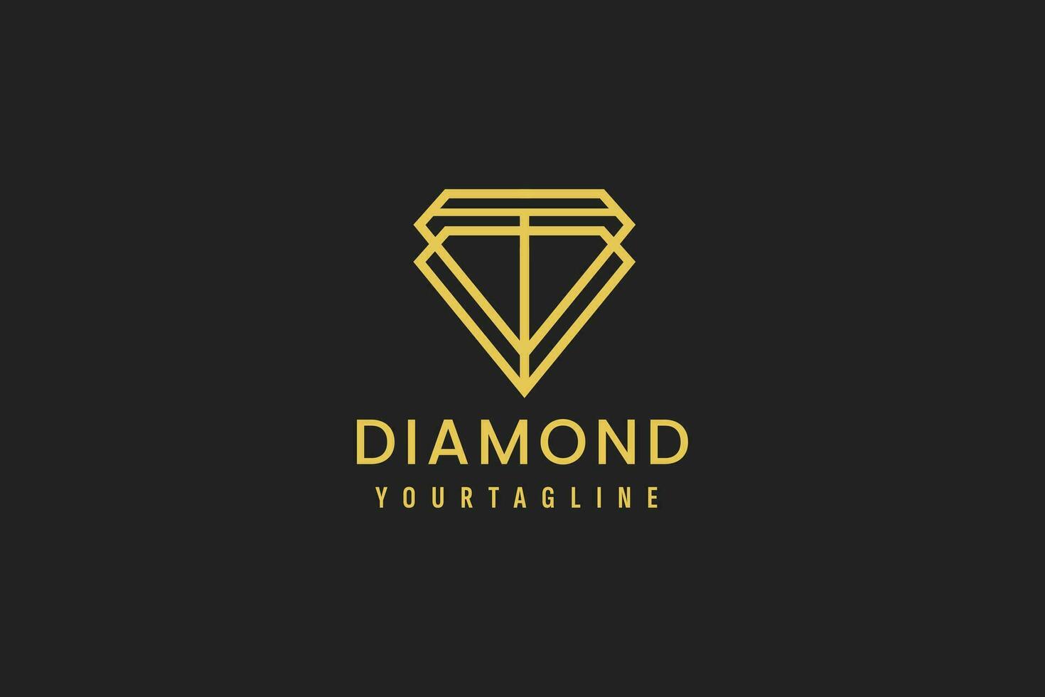 diamond logo vector icon illustration
