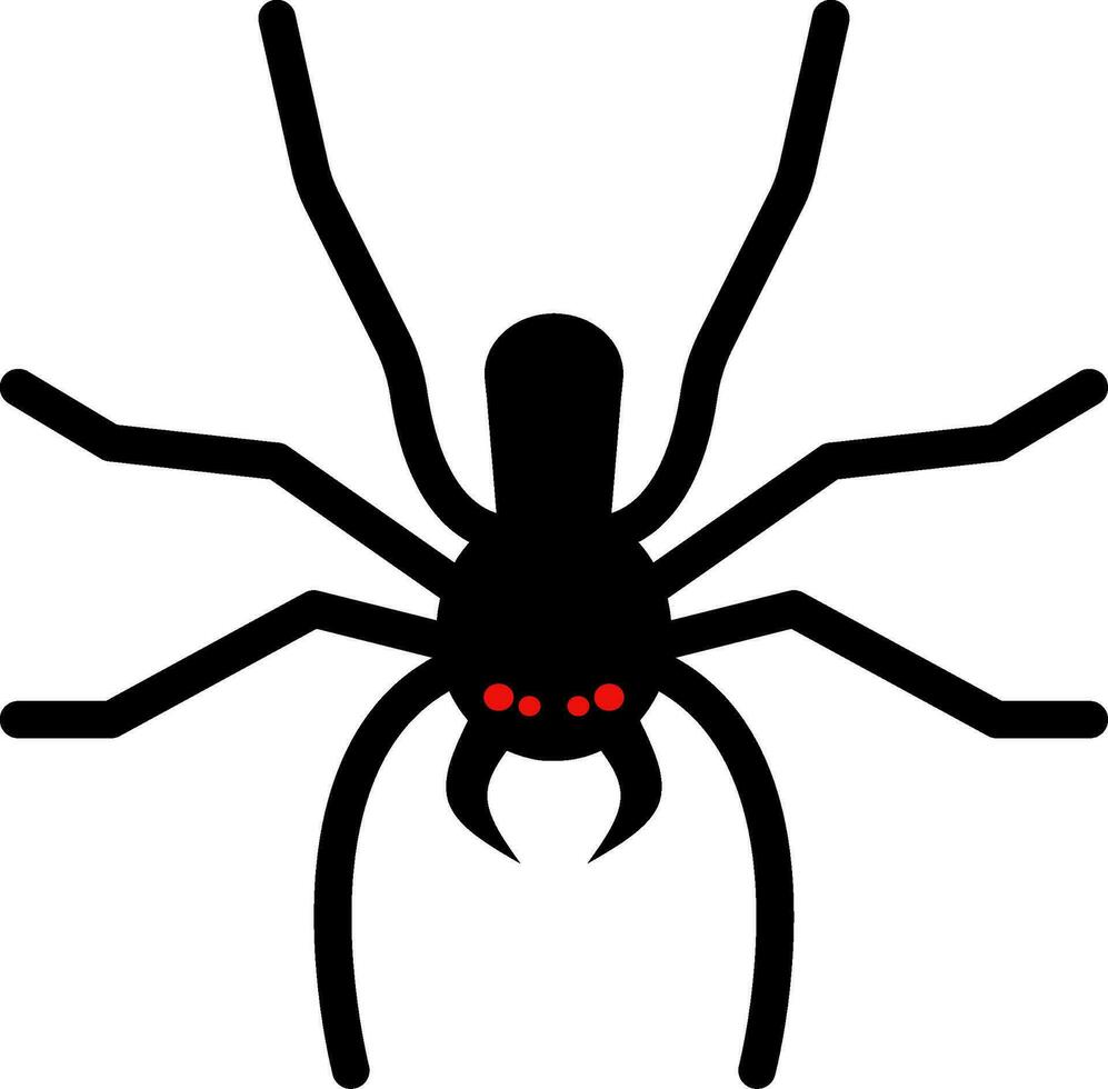 de miedo araña icono vector para contento Víspera de Todos los Santos evento. Víspera de Todos los Santos araña icono ese lata ser usado como símbolo, firmar o decoración. araña icono gráfico recurso para Víspera de Todos los Santos tema vector diseño