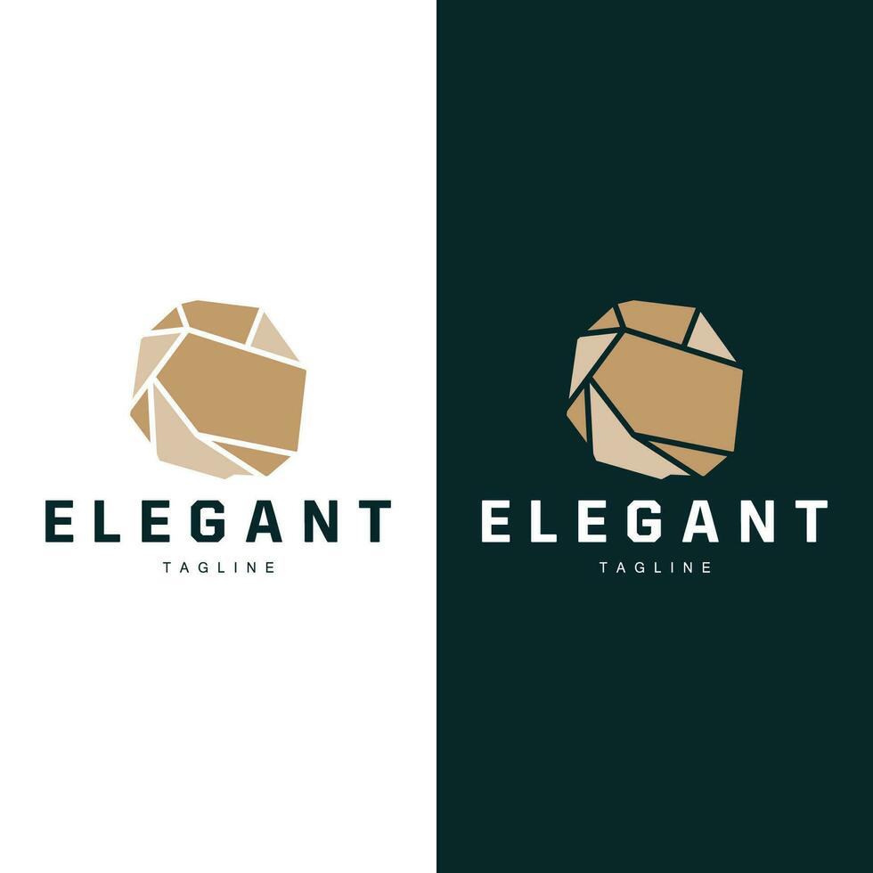 Gemstone Logo Stone Jewelry Vector Template Premium