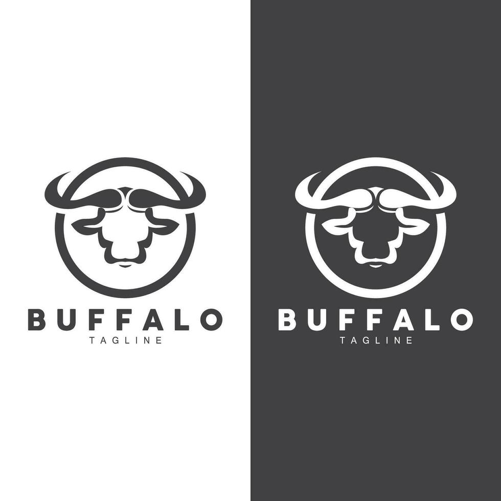 Buffalo Logo Templet Vector Illustration