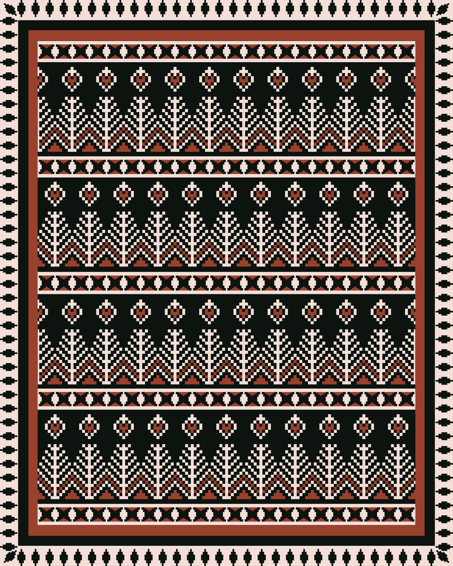 Pixel art tapestry hot sale