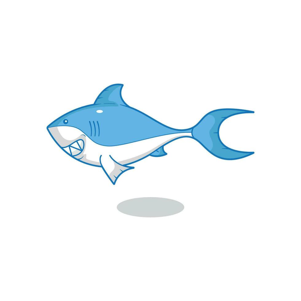 sharks in the ocean are strong 02 vector