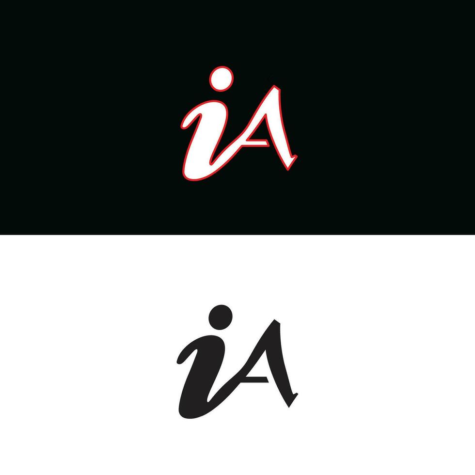 I a letterr vector logo diseño icono vector valores símbolo modelo