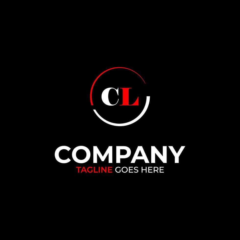 CL creative modern letters logo design template vector