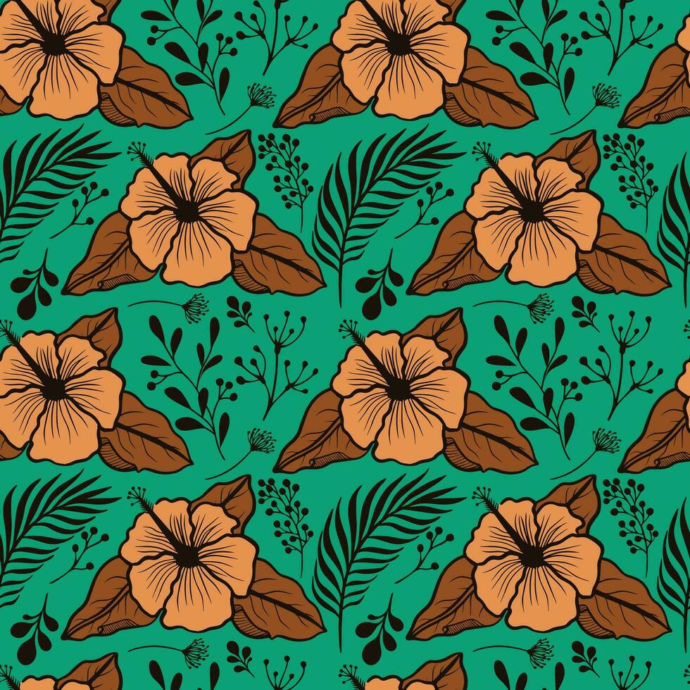 floral sin costura modelo. floral repetir para textil y tela. flores modelo vector