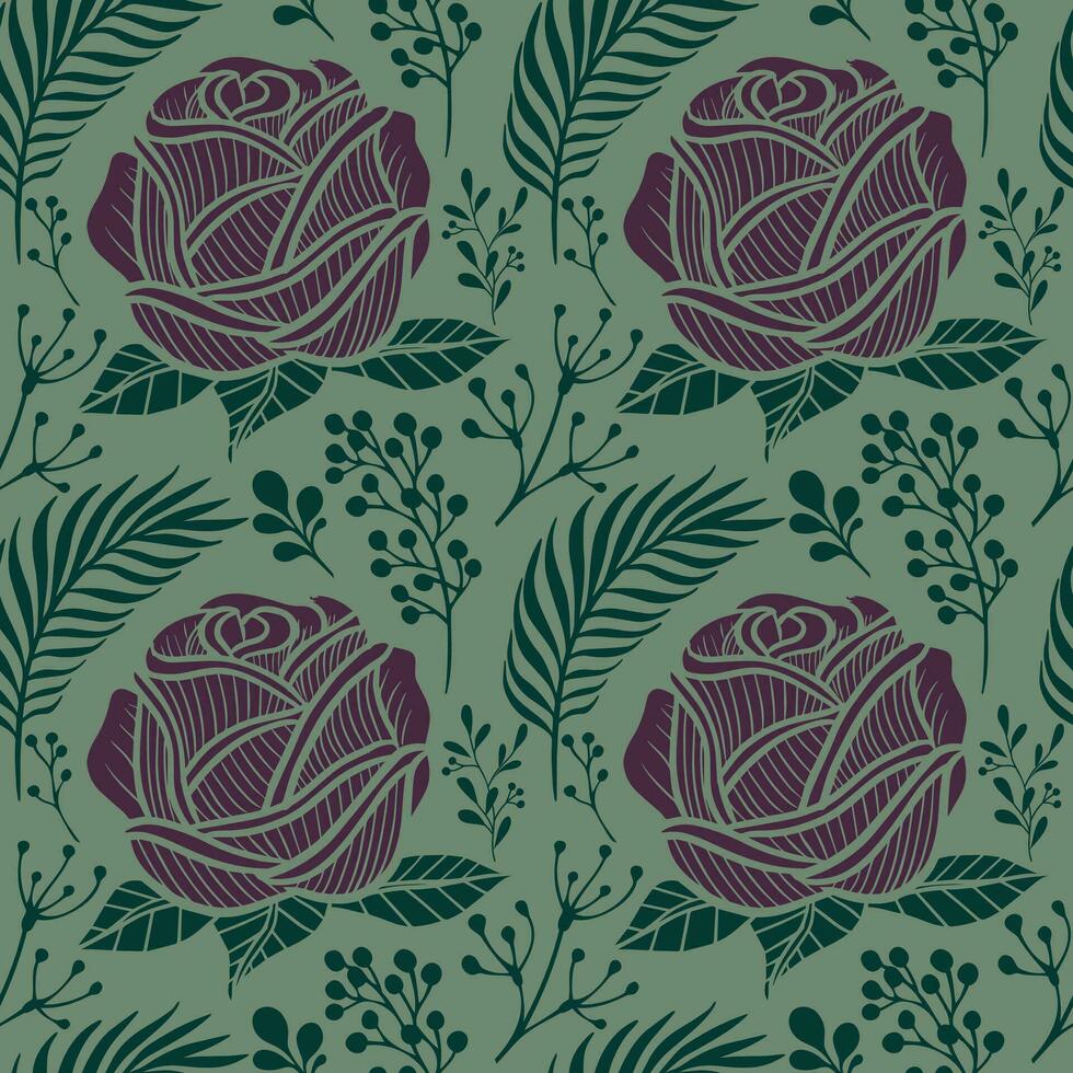 Floral seamless pattern. Floral repeat for textile and fabric. Flowers pattern vector