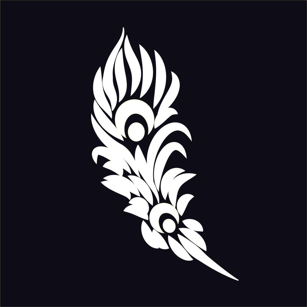diseño de logotipo de pavo real vector